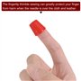 sourcing map 100pcs Couture Dé-à-coudre Plastique Doigt Protecteur Doigt Bouclier Bout Doigts Matelassage Artisanat Broderie Acc