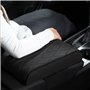 Housse de Console Centrale en Cuir pour Accoudoir de Voiture, Tapis D'Accoudoir en Mousse à MéMoire de Forme, Tapis D'Accoudoir