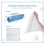 Charmyth Mouchoirs en coton non parfumés pour le visage 100 % coton lingettes sèches pour bébé pour peaux sensibles