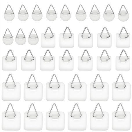 EUZUXU 36 Pièces Crochet Adhesif Mural