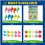 YAMAIDUO 120 Pièces Kit Football Pinata Anniversaire Garçon, Decoration Anniversaire Foot Sachet Anniversaire Enfant pour Pinata