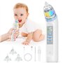 Mouche Bebe Aspirateur Nasal Electrique: IPX6 Rechargeable Mouche Bébé avec Musique et Lumière Apaisante - Aspirateur Nez Bebe a