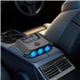 Sporgo Chargeur de voiture Répartiteur allume-cigare : 120 W Prise allume-cigare 12 V, adaptateur 7 en 1 avec 3 prises et 4 port