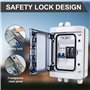 SPORWAY Protection contre les surtensions PV DC Disjoncteur Protection contre la foudre Disjoncteur 500 V DC 2 broches 40 A 20-4