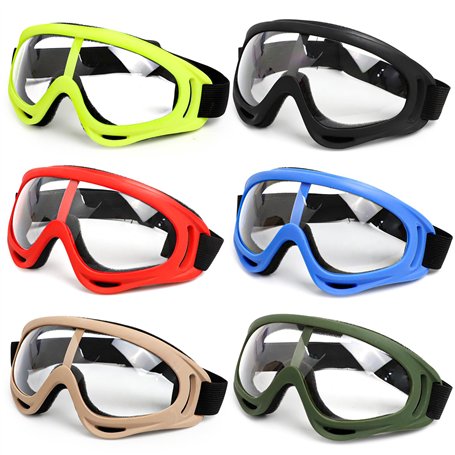 Lot de 6 Lunettes de Sécurité pour Enfants Réglables