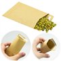 50 Pcs Sachet Papier Kraft Pochette Cadeau, SZXMDKH 9 x 6 cm Marron Mini Enveloppe Kraft pour Stocker Bonbon, Bibelots, Petit Ob