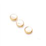 Alnicov Plaqué Or Blanc Shell Incrustations Boutons De Doigt De Trompette Pour Trompette De Remplacement Lot de 3