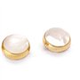 Alnicov Plaqué Or Blanc Shell Incrustations Boutons De Doigt De Trompette Pour Trompette De Remplacement Lot de 3