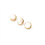 Alnicov Plaqué Or Blanc Shell Incrustations Boutons De Doigt De Trompette Pour Trompette De Remplacement Lot de 3