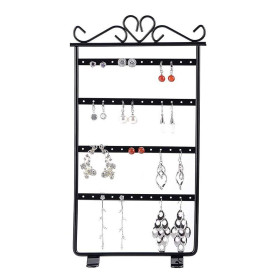 Support À Bijoux Noir