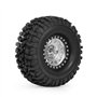 Goolsky 2Pcs 2,2 Po Pneu en Caoutchouc RC Roue de Jantes en Alliage Beadlock Haute Adhérence pour Traxxas Hsp Redcat Rc4wd Tamiy