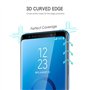 Tentoki Lot de 2 Vitres de Protection d'Écran en Verre Trempé pour Samsung Galaxy S9, Dureté 9H, Haute Transparence, Sans Bulles