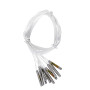 10pcs PT100 Sonde de Capteur Etanche pour Régulateur de Température Capteur de Température Numérique 4 x 30mm x 50cm