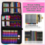 YBCCBY 72 Trous Trousse à Crayons de Couleur Trousse Crayon Grande Capacité Trousse à Crayon Portable Etui à Crayons Sac de Cray