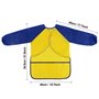 2 pcs Blouse Peinture Enfant Imperméable Tablier de Peinture Enfant