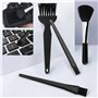 QINERSAW 4 PCS Brosses de Nettoyage Clavier Brosse de Nettoyage Antistatique Brosses en Nylon Kit de Nettoyage de la Poussière p