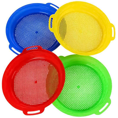 Lot de 4 tamis de sable de plage