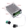 Keenso Régulateur de Vitesse 10V-50V 40A PWM avec Inverseur de Direction 12V