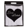 Love Potato Tablier de cuisine réglable en coton blanc rétro Cosplay Maid Tablier avec poches, blanc, 25W x 29L