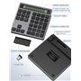 Pavé Numérique sans Fil avec Calculatrice - Clavier Numérique sans Fil Bluetooth & 2,4GHz Numérique Ergonomique avec 34 Touches 