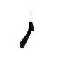 Kiroplast 10 pièces Cintres Velours Chemises Manteau Cintre Velour Antidérapant Cintres Manteaux Velours Noir 39 cm