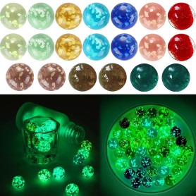 Wekuw 20 Pièces Billes en Verre Phosphorescentes 16mm Billes Enfant Rare Billes Oeil de Dragon Phosphorescentes Billes en Verre  Wekuw 20 Pièces Billes en Verre Phosphorescentes 16mm Billes Enfant Rare Billes Oeil de Dragon Phosphorescentes Billes en Verre