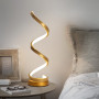 Mille Lucciole 2 Pack Lampes de Chevet LED Lampe de Table Spirale 16W 4500k lumière naturelle lampe de table Or moderne haute lu