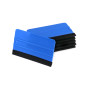 QWORK® Lot de 10 Raclettes en Vinyle, Raclettes à Film avec Bord en Feutre Doux pour Enveloppes de Voiture, Papiers Peints, Film