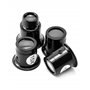 QWORK® 4 pièces loupe d'horloger loupe de bijoutier 5X 10x 15x 20x loupes monoculaires pour électricien, bijoutier, horloger, Ar