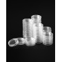 QWORK® 200PCS Capsules de Pièces de Monnaie pour Collection de Pièces - 25 mm