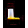 QWORK® 3 Pcs Abreuvoir Abeille Plastique, Distributeur d'eau pour Abeilles, Apiculture Materiel