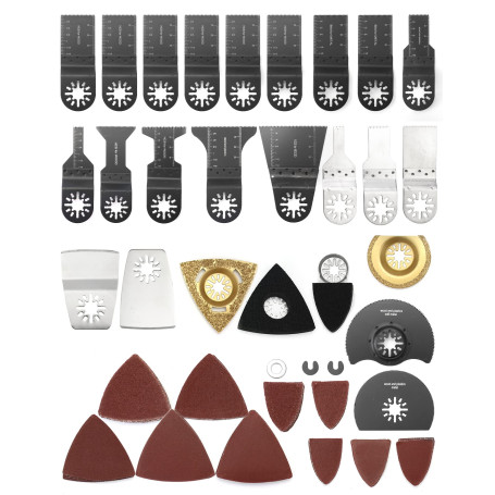 QWORK Lot de 100 Outil Multifonction Oscillant