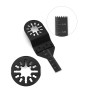 QWORK Lot de 100 Outil Multifonction Oscillant, Lame de Scie Cscillante Compatible avec Fein Multimaster Bosch Dremel Makita Roc