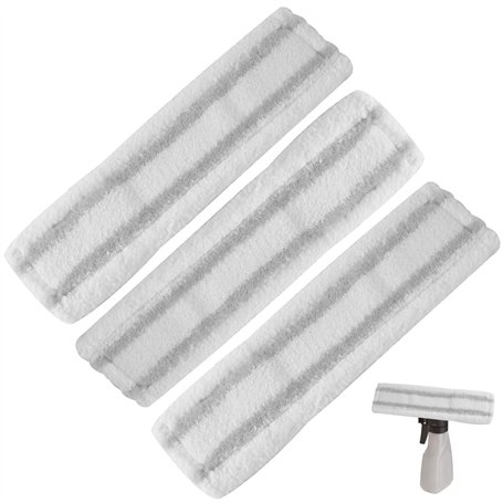 AOOTUERL﻿ Lot de 3 chiffons en microfibre pour nettoyeur de vitres Karcher WV1 WV50 WV75