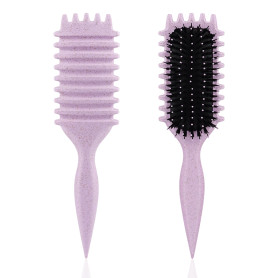 Brosse Cheveux Bouclés, Brosse à Boucler pour Homme et Femme, Brosse Definition Boucles pour Fixer et Modeler les Boucles Réduir Brosse Cheveux Bouclés