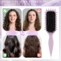 Brosse Cheveux Bouclés, Brosse à Boucler pour Homme et Femme, Brosse Definition Boucles pour Fixer et Modeler les Boucles Réduir