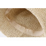 Chapeau de Paille Protection UV Chapeau de Soleil Chapeau à Large Bord à La Main pour Voyage Décoration Décoration Vacances D'ét