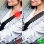 JINJUMEI 2 Pièces Voiture Protege Ceinture Voiture, Coussinets Ceinture Sécurité Voiture, Épaulettes de Ceinture de Sécurité, Re