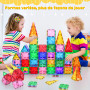 Jeux Construction Magnetique Enfant Creatif STEM Educatif 3D Montesorri Jouet Cadeaux