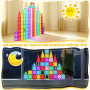 Lovchil Blocs de Construction Magnétiques, Jeux Construction Magnetique Enfant Creatif STEM Educatif 3D Montesorri Jouet Cadeaux