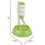 Fdit Bol De Bouteille d'eau pour Chien Alimentant Automatiquement Le Distributeur Réglable De Hauteur d'eau pour Le Chat De Chie