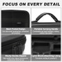 Veftsvy Étui de Transport Compatible avec DJI Osmo Action 5 Pro, Sacoche de Transport, Sac de Rangement de Caméras d'action pour