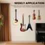 Support De Guitare Mural, Accroche De Guitare Mural, Convient pour la basse, la guitare, l'ukulélé,Contient des pics à quatre co