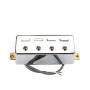 Alnicov Micros Humbucker 4 cordes pour basse Argenté