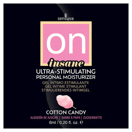Lubrifiant Sensuva Coton de sucre 6 ml