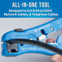 jonard Outils ust-500 Pince à dénuder universelle pour câbles coaxial RG59/6/6 et 7/11