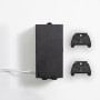 VIVO Support mural en acier conçu pour console de jeu Xbox Series X, affichage horizontal et vertical, design ouvert, noir, Moun