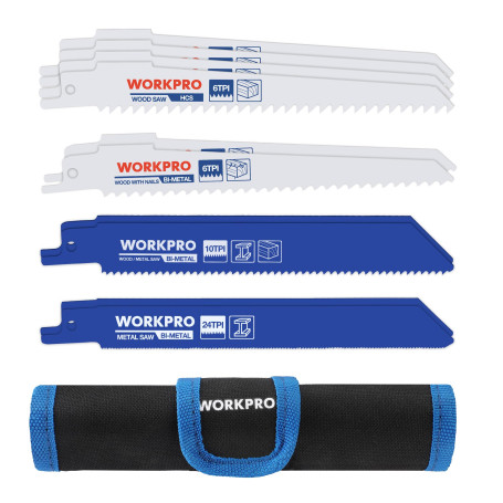 WORKPRO Lames de Scie Sabre 10-Piece
