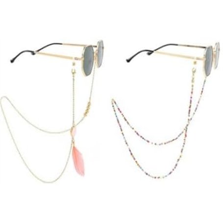 Bohend Mode Chaîne de lunettes de soleil Or Perles Femmes Chaîne de lunettes Perle Accessoires pour lunettes pour lunettes