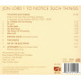 Jon Lord : to Notice Such Things